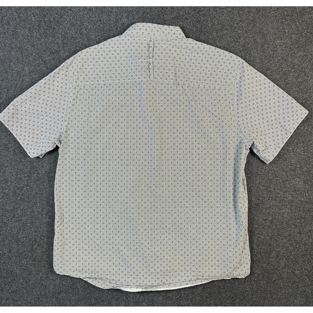 Johnston & Murphy Men's M Short Sleeve Button Down Shirt Floral - Picture 7 of 10